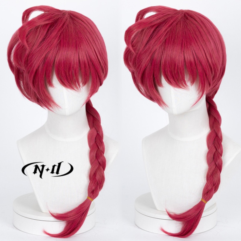 Braiding Hair Kanekalon - Peruki Cosplay ND Ranma Saotome Czerwona