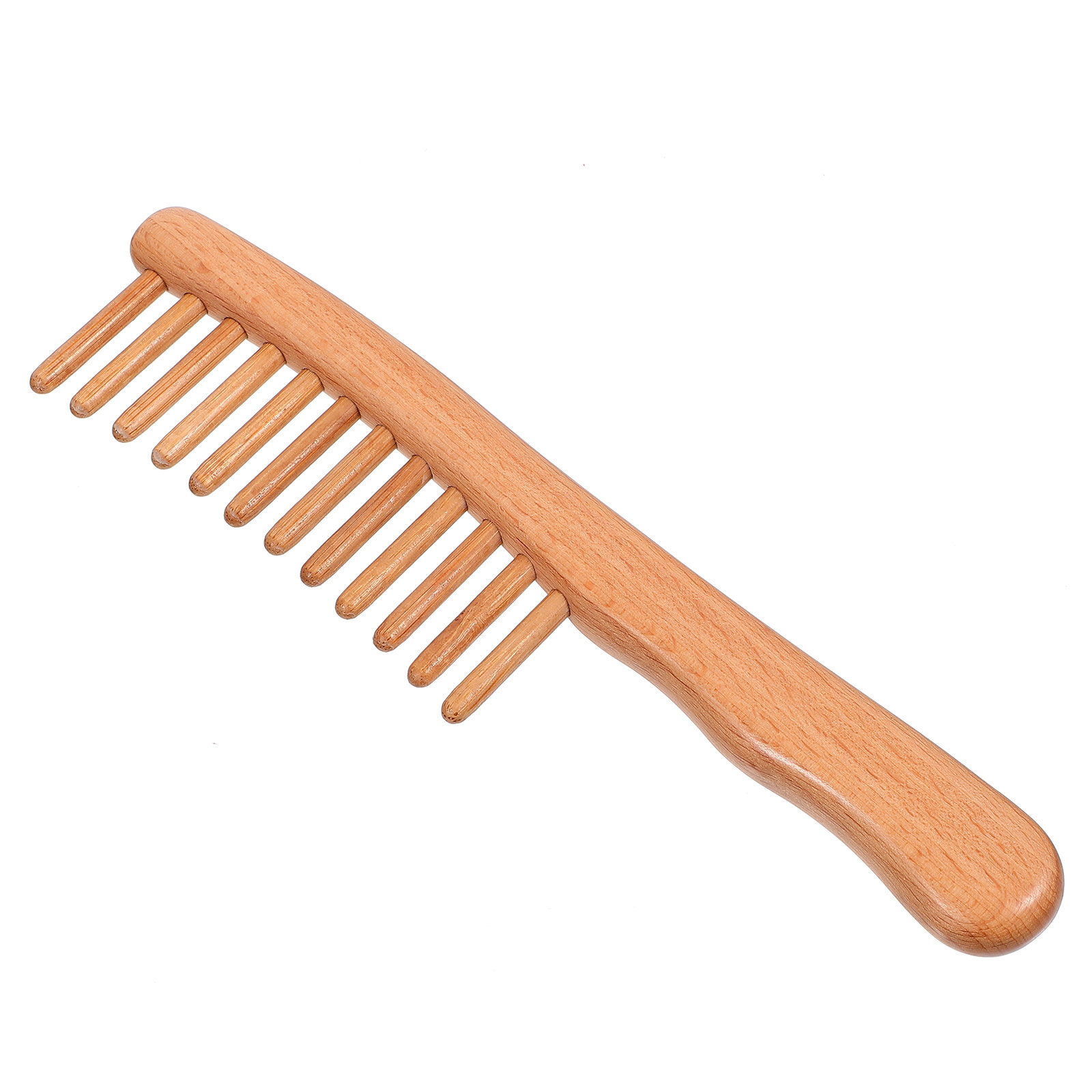 Hair Care Natur - 1 szt. Polerowany, naturalny drewniany grzebień