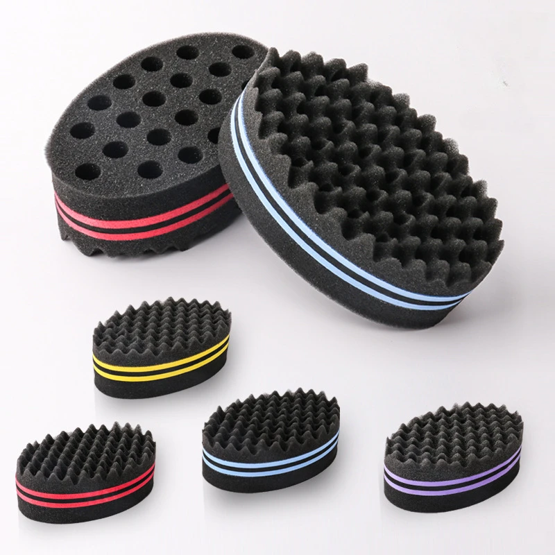 Twist Sponge Coil - Owalna dwustronna magiczna szczotka do włosów