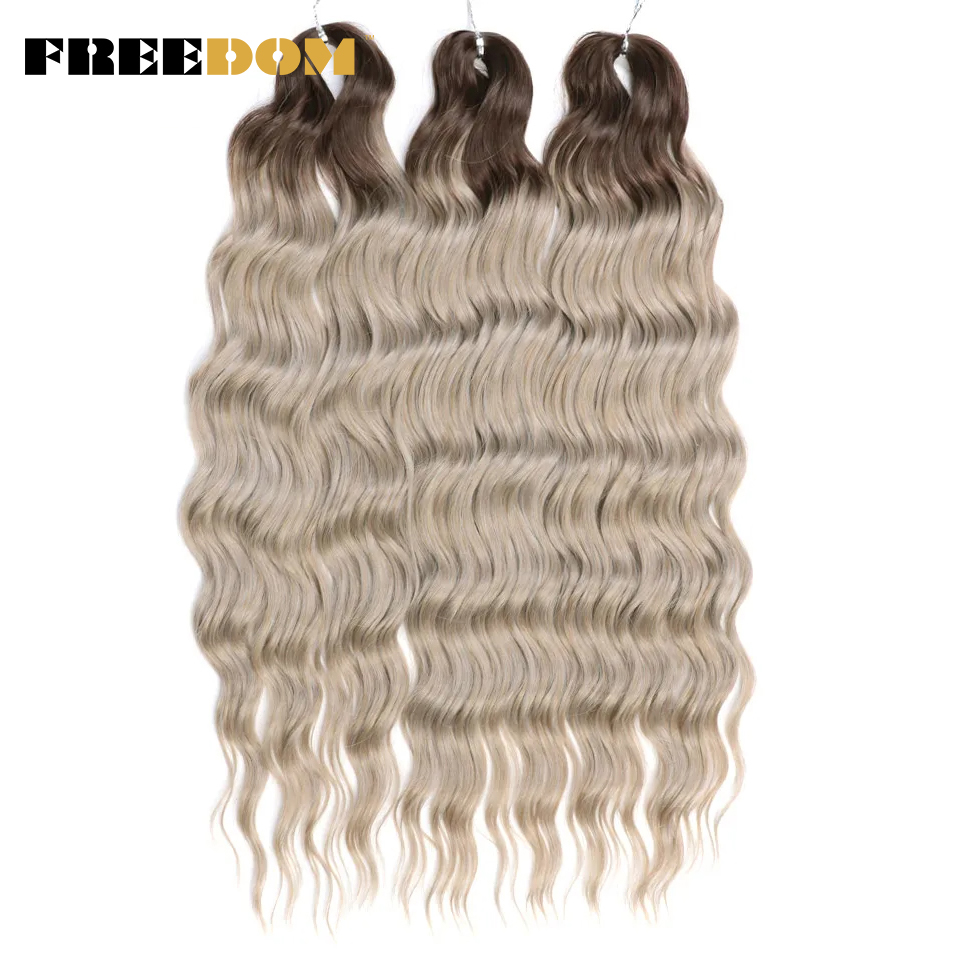Braiding Hair Kanekalon - Syntetyczne luźne głębokie fale Przedłużanie włosów