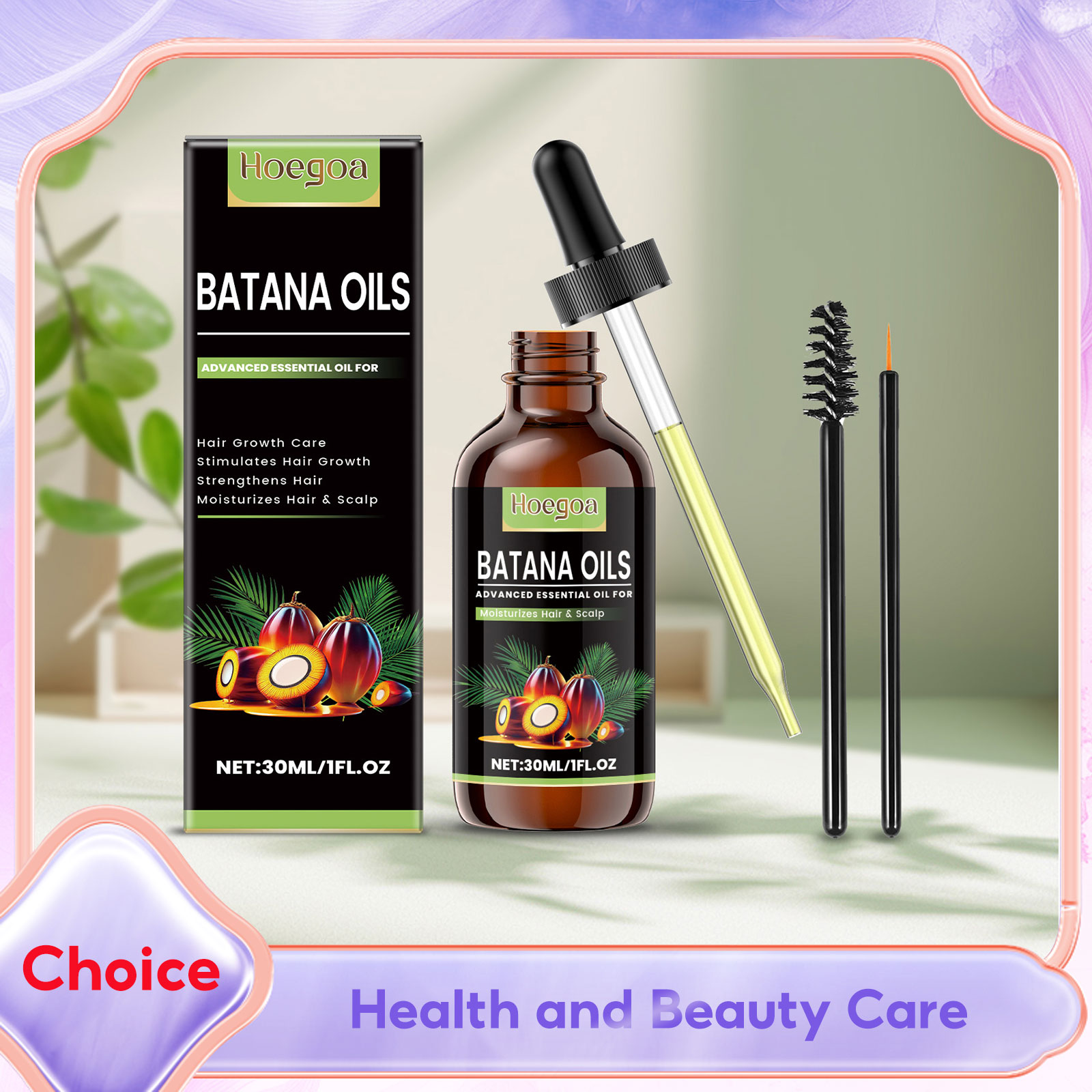 Hair Care Natur - Olejek Batana na porost włosów, rewitalizujący,