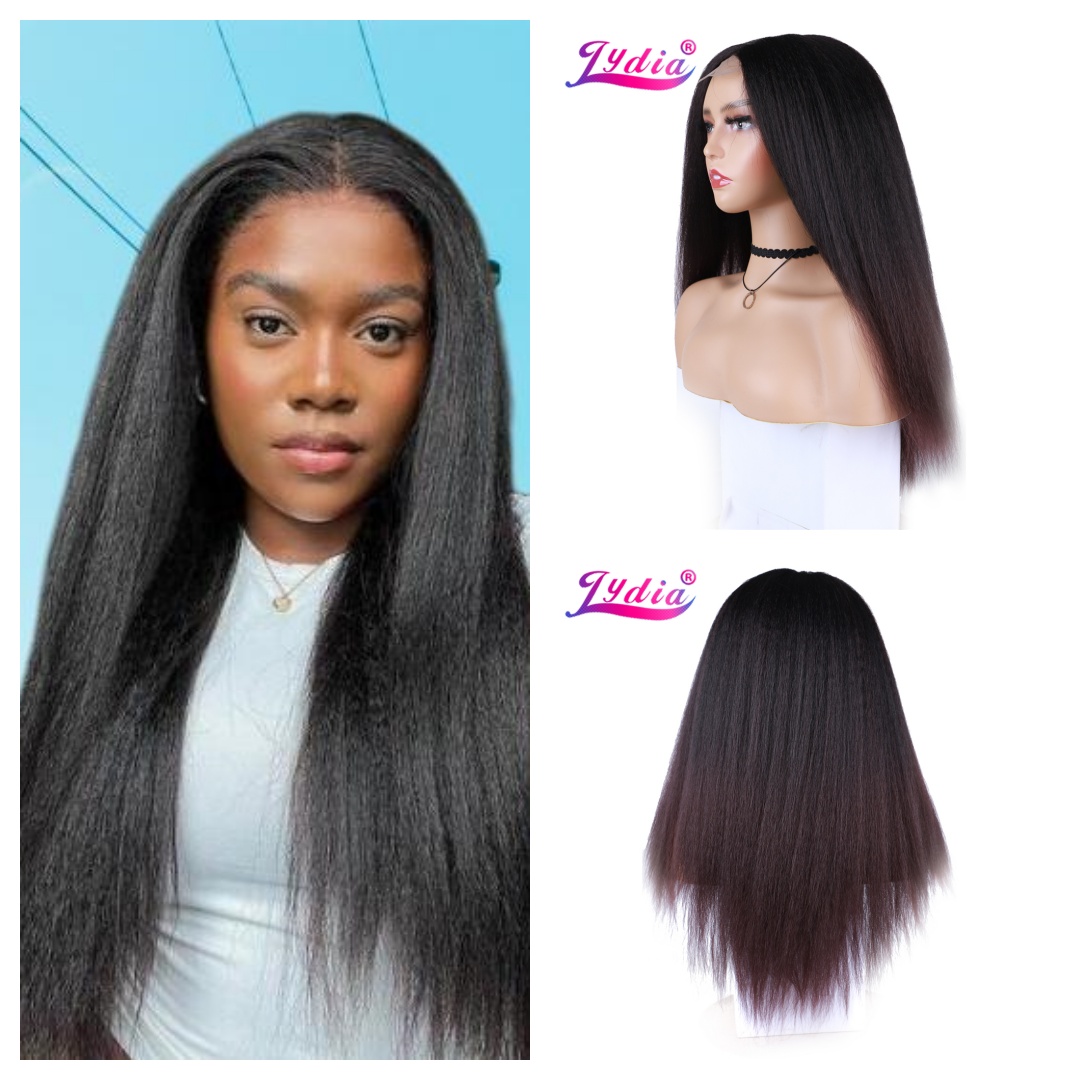 Braiding Hair Kanekalon - Peruki syntetyczne Lydia Long Kinky Straight