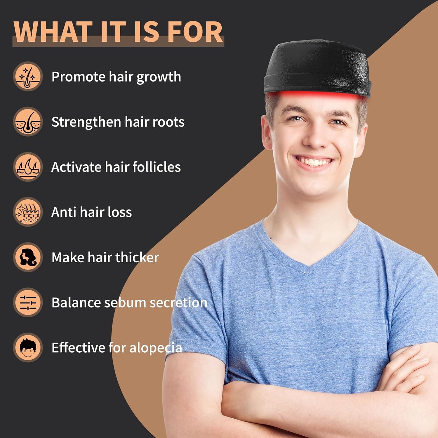 Nowa laserowa czapka na porost – Hair Care Basic recenzja i cena