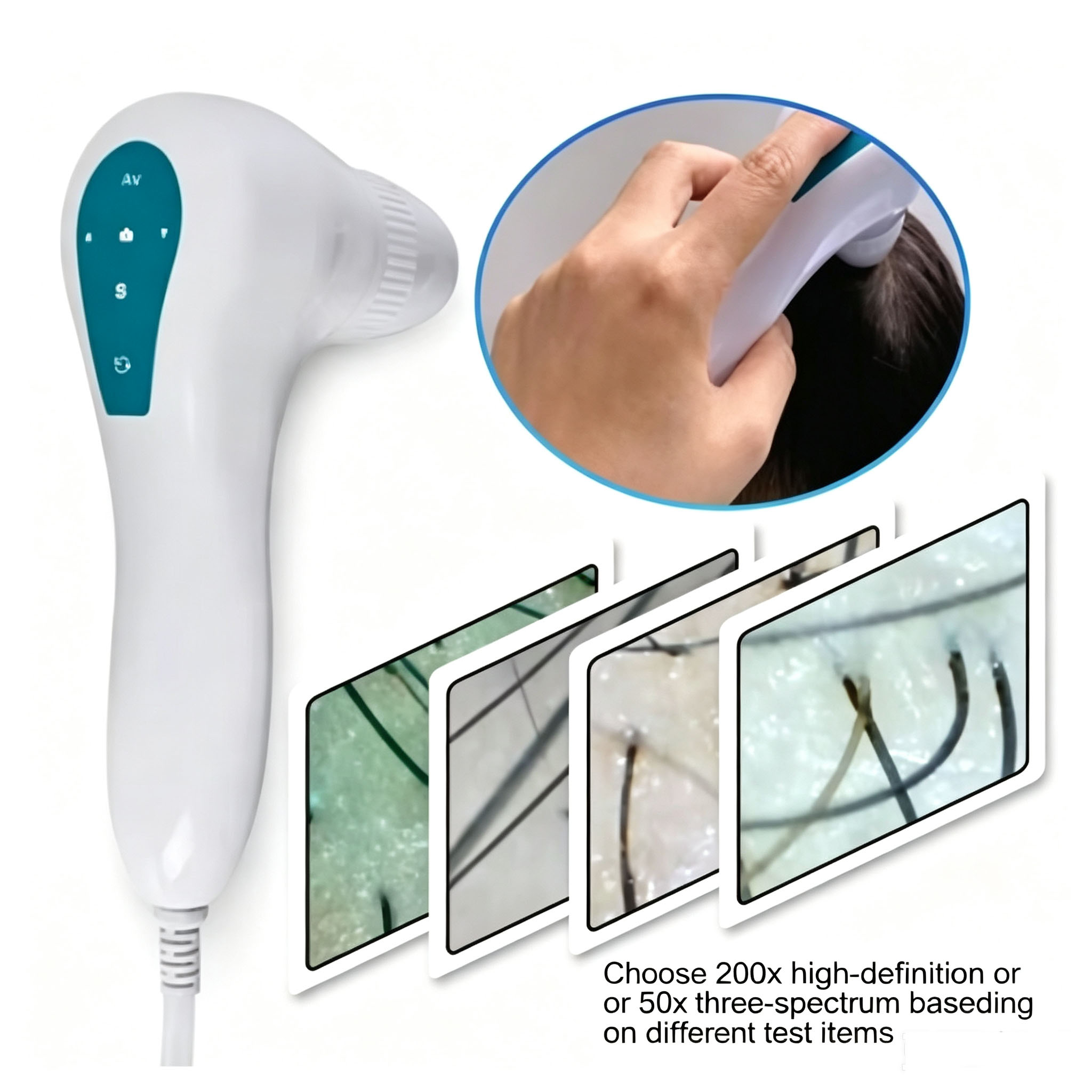 Detektor mieszek włosowych na  – Hair Care For Hair Loss recenzja i cena