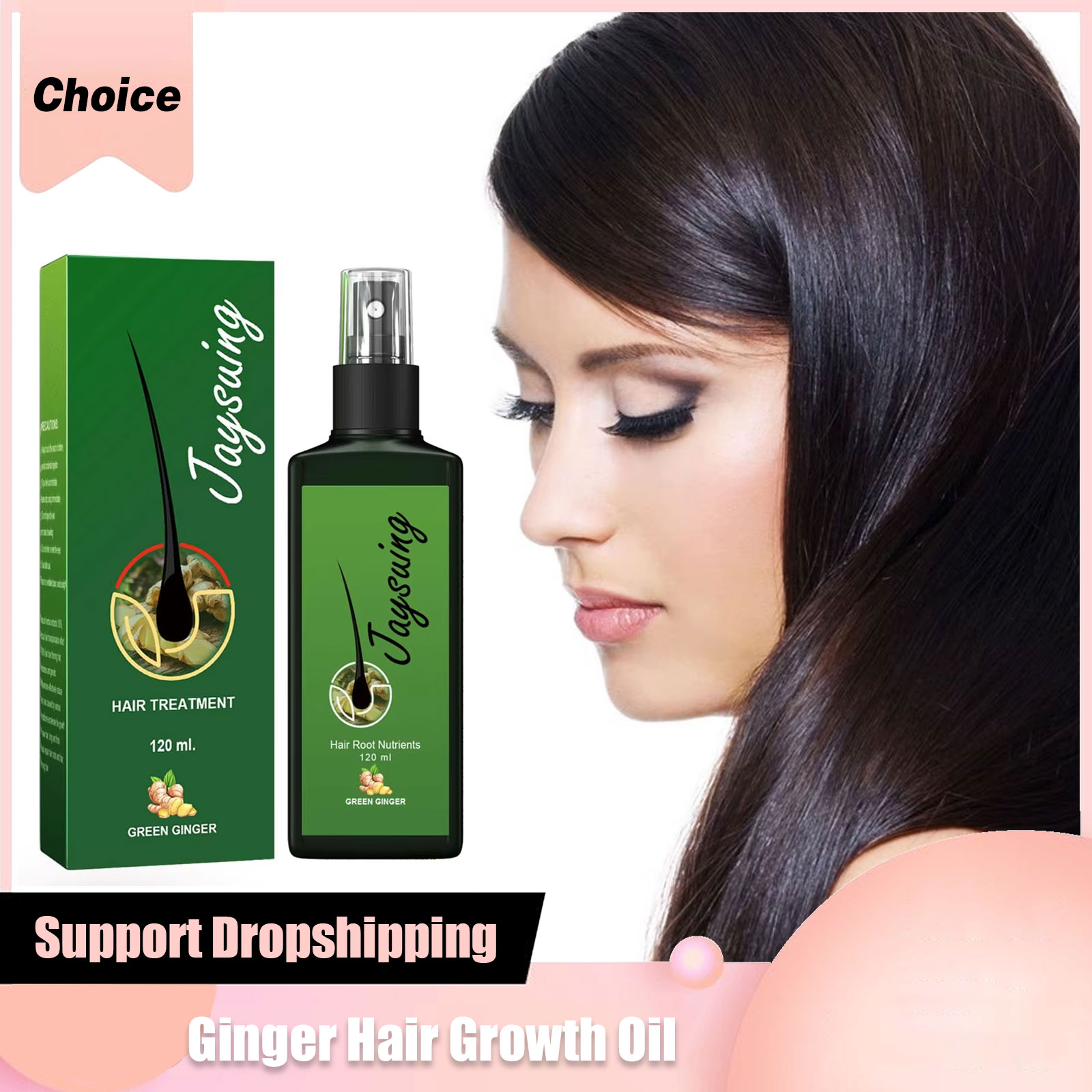 Szybki imbirowy spray na poros – Hair Care For Hair Loss recenzja i cena
