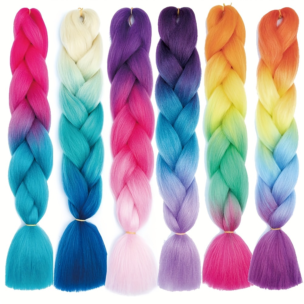 6 szt. 24-calowych syntetyczny – Braiding Hair Kanekalon recenzja i cena