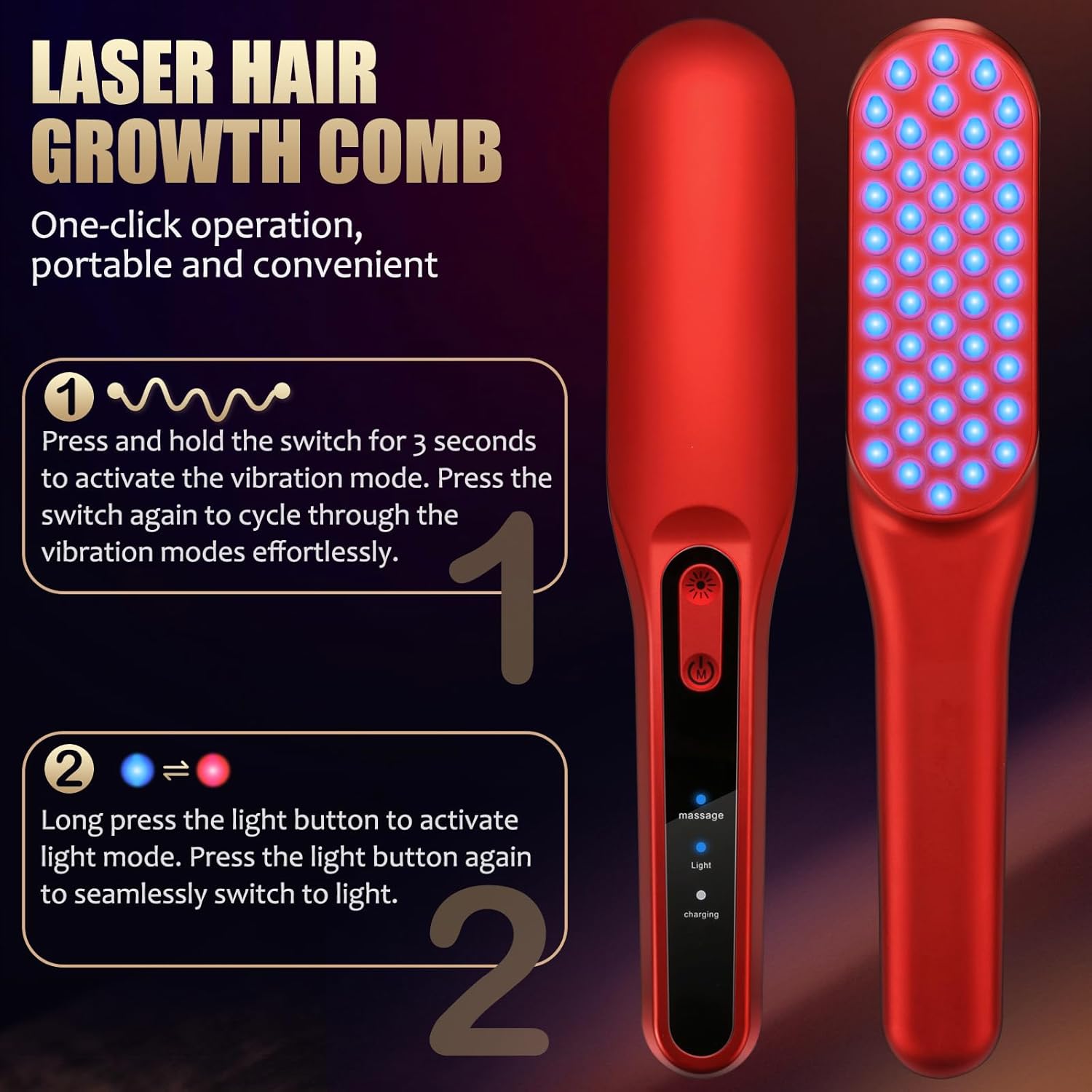 Grzebień do porostu włosów z l – Hair Care Basic recenzja i cena
