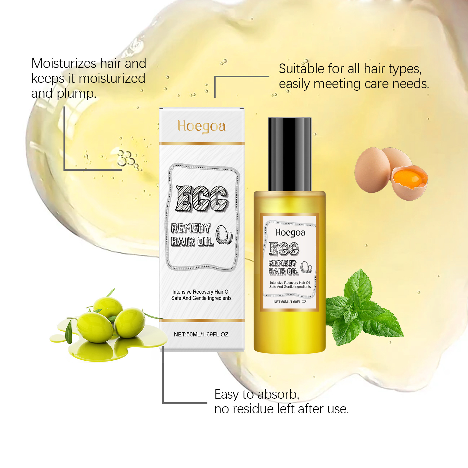 Olejek do włosów z jajkiem, re – Hair Care Natur recenzja i cena