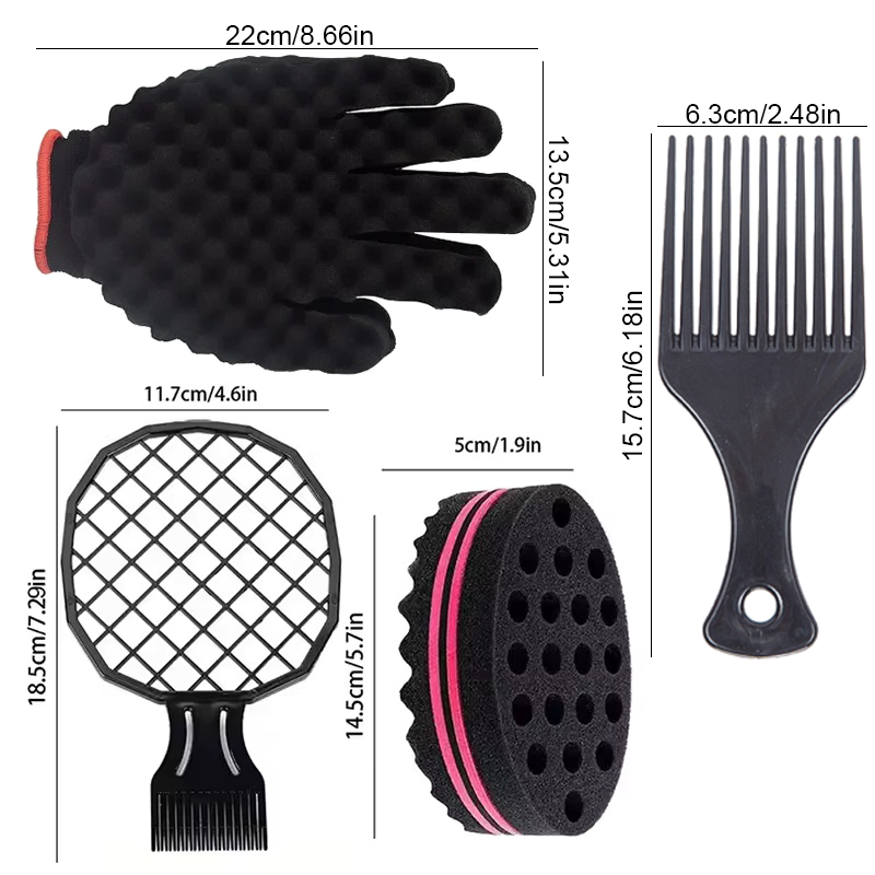 Zestaw do stylizacji włosów 4  – Twist Sponge Coil recenzja i cena